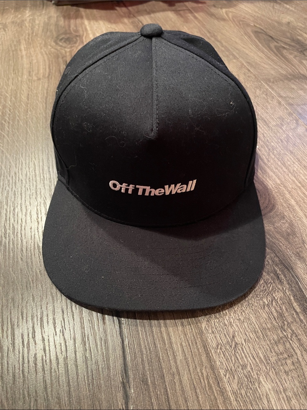 Vans Black 'Off The Wall' Snapback Hat